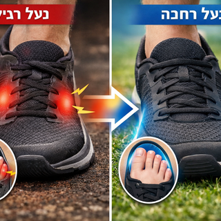 האמת על נוחות: כיצד נעליים רחבות משנות את חווית ההליכה שלכם ומסייעות לבריאות כף הרגל