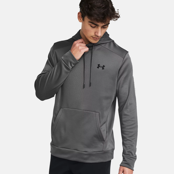 קפוצ’ון גברים אנדר ארמור עליונית ז'קט סווטשירט צבע אפור Under Armour Armour Fleece Men's Hoodie