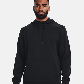 קפוצ’ון גברים אנדר ארמור עליונית ז'קט סווטשירט צבע שחור Under Armour Armour Fleece Men's Hoodie