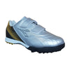 'נעלי קט רגל לבנים עם סקוץ Diadora YAHAV VEL.TF JR D6500192 בצבע כסוף/זהב/שחור דיאדורה נעלי כדורגל נעלים לילדים