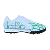 נעלי קט רגל לבנים עם שרוכים Diadora HARRISON TF D6536059 בצבע שחור ירוק לבן דיאדורה נעלי כדורגל בוגרים נוער נעלים לילדים