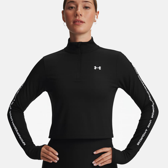 חולצת ספורט לנשים שרוול ארוך  עם עיצוב  1/2 רוכסן Under Armour Tech Tape