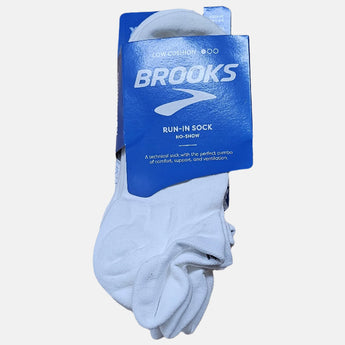 גרבי ריצה יוניסקס ברוקס גרביים נסתרות חצאיות מארז שלישיה Brooks Run-In No Show 3-Pack