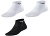 Mizuno Unisex Training Mid 3p Socks גרבי ספורט וריצה יוניסקס מיזונו גרביים נסתרות חצאיות מארז שלישיה קצרות צבע שחור/לבן/לבן