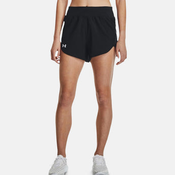 Under Armour Fly By Elite HI מכנס ריצה נשים צבע שחור אנדר ארמור מנדף זיעה