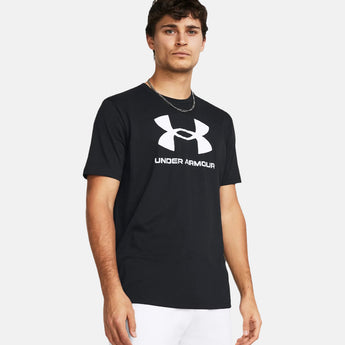 Under Armour Sportstyle חולצת טי שחורה טריקו חולצה לגבר אנדר ארמור