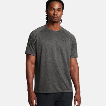 Under Armour UA Tech 2.0 חולצת ספורט לאימון גברים מנדפת זיעה אנדר ארמור צבע אפור