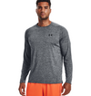 חולצת ספורט גברים אנדר ארמור שרוול ארוך צבע אפור מידות Under Armour UA Tech