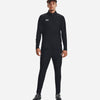 חליפת ספורט אנדר ארמור גברים מכנס טרנינג ועליונית ז'קט סווטשירט צבע שחור פוטר Under Armour M´S CHALLENGER TRACKSUIT