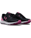 Under Armour UA GGS Surge 3 נעלי ספורט נשים נערות ריצה אנדר ארמור מידות (35.5-40) צבע שחור וורוד