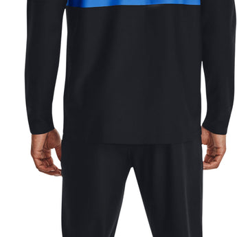 חליפת ספורט אנדר ארמור גברים מכנס טרנינג ועליונית ז'קט סווטשירט צבע שחור כחול פוטר Under Armour M´S CHALLENGER TRACKSUIT