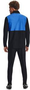 חליפת ספורט אנדר ארמור גברים מכנס טרנינג ועליונית ז'קט סווטשירט צבע שחור כחול פוטר Under Armour M´S CHALLENGER TRACKSUIT