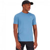 חולצות ספורט לגברים שרוול קצר צבע כחול חולצת ריצה ניו באלאנס New Balance Core Run