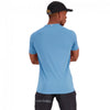 חולצות ספורט לגברים שרוול קצר צבע כחול (מידות M-2XL) חולצת ריצה ניו באלאנס New Balance Core Run