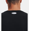 חולצת ספורט גברים אנדר ארמור שרוול ארוך צבע שחור מידות (S-XXL) Under Armour HeatGear