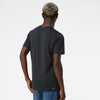 חולצות ספורט לגברים שרוול קצר צבע שחור חולצת ריצה ניו באלאנס New Balance Core Run