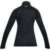 חולצת ספורט מנדף זיעה שרוול ארוך ריצה עם 1/2 רוכסן צבע שחור (מידות XS-LG) אימון נשים אנדר ארמור Under Armour Tech Solid ½ Zip