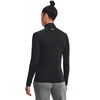 חולצת ספורט מנדף זיעה שרוול ארוך ריצה עם 1/2 רוכסן צבע שחור אימון נשים אנדר ארמור Under Armour Tech Solid ½ Zip