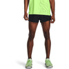 Under Armour מכנס שורט ספורט ריצה גברים צבע שחור אנדר ארמור חדר כושר מנדף זיעה (מידות S,M,L)